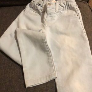 Light wash blue jeans